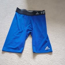 Image of ADIDAS - Boys Tech Fit Climalite Base Performance Shorts (13 - 14 Years) NWoT