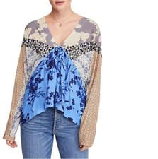 Image of Free People Aloha State of Mind Top Storm Cloud SIZE SMALL RRP 92£ NEW FREEUKP