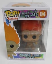 Image of Funko Pop! Good Luck Trolls W/ Gem Orange Troll #04 Vinyl Figure RETRO FP262