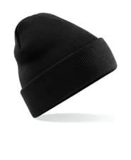 Image of Beechfield Original Cuffed Beanie Hat Luxurious Double Layer Knit Winter Unisex