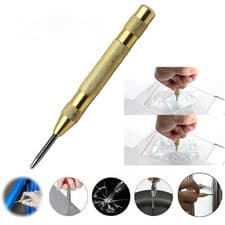 Image of Automatic Centre Punch 5" Heavy Duty Auto Center Punch Non Slip Grip 130mm