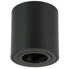 Image of Set of 3 CUBO Black Surface Mounted Ceiling Spot Down light +LED BULB GU10