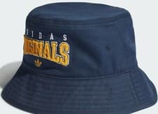 Image of Adidas Originals ADICOLOR WINTERIZED Pocket REVERSIBLE Trefoil Bucket Hat  OSFM