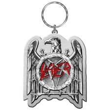Image of Slayer Eagle Logo Official Metal Keyring
