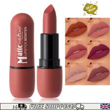 Image of 6-Color Matte Lipstick: Velvet Lip Color, Smooth, Waterproof, Long-Lasting Color