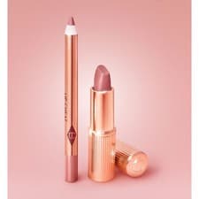 Image of Charlotte Tilbury Mini Pillow Talk Lip Kit – Lipstick & Liner Duo Original New