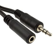 Image of 5m 3.5mm Stereo Jack Headphone Extension Cable Male to Female Audio Lead 3.5 HQ