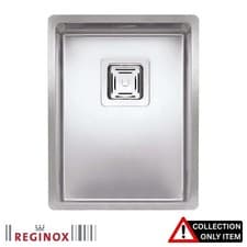 Image of Reginox Texas 30x40 1.0 Bowl Stainless Steel Kitchen Sink & Waste "GRADED"