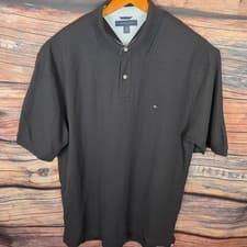 Image of Tommy Hilfiger Polo Black XXL New Extra long