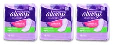 Image of Always Discreet Pads Small Plus 16 Pack X 3