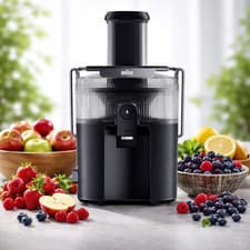 Image of Braun MultiJuice 5 Cold Press Juicer ColdXtract Technology 75 mm Feed Tube, 1.5L