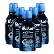 Image of Buster Bathroom Plughole Unblocker 300ml Pack of 6