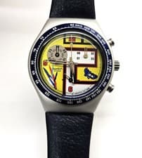Image of SWATCH IRONY CHRONO Medium 2009 - YMS4010 - Colour Rays - New