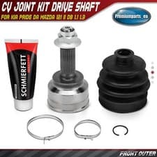 Image of 1x CV Joint Kit Front Outer for Kia Pride DA Mazda 121 I DA II DB 1.1 1.3 818030