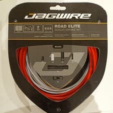 Image of Jagwire Road Elite Sealed Brake Cable Kit - RED - UK STOCK - FAST POST