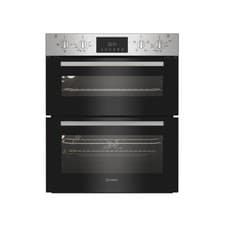 Image of Indesit DUI10DIX Electric Built Under Double Oven - Stainless Steel DUI10DIX