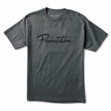 Image of Primitive Apparel Nuevo Script T-Shirt Grey