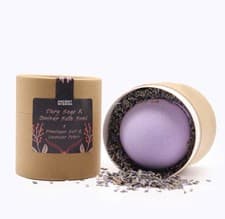 Image of Bath Bomb Gift Set Clary Sage Juniper Himalayan Salt Lavender Relaxing Spa