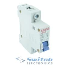 Image of Single Pole MCB Miniature Mini Circuit Breaker Type B, C or D - 6A to 63A