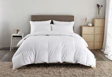 Image of LUXURY WHITE GOOSE 100% PURE HUNGARIAN GOOSE DOWN DUVET QUILT 