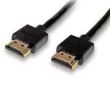 Image of Quality HDMI Cable with smaller HDMI Plugs 0.5m 1.5m 3m 4m 5m 6m 7.5m