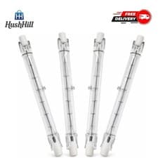 Image of 4 Pack R7s Halogen Bulb 118mm 230W | Double Ended Linear Light Bulbs | 230V Dim