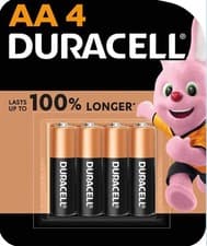 Image of Duracell AA / AAA Simply Alkaline Batteries LR06 - PACK OF 4