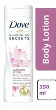 Image of Dove Nourishing Secrets Glowing Ritual body lotion 250ml