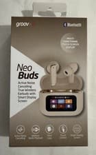 Image of Groov-e Neo Buds True Wireless Earbuds ANC Noise Cancelling with Smart Screen UK