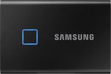 Image of Samsung T7 Touch 1 TB, Portable External, (MU-PC1T0K/WW) Solid State Drive