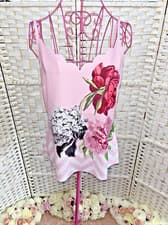 Image of Ted Baker BNWT Pink Sarai Palace Gardens Scallop Camisole UK 14 Sz Large RRP £49
