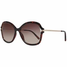 Image of Guess GF0352 52F Women’s Brown Butterfly Sunglasses 54mm Gradient