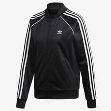 Image of Adidas Originals Women Superstar TT Track Top Sports Jacket Training Black