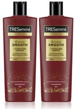 Image of 2x TRESemme Keratin Smooth Shampoo 400ml, Hydrolised Keratin, Frizz Control