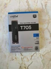 Image of Crucial T705 Pro Series 4TB PCIe Gen5 NVMe M.2 SSD
