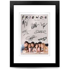 Image of FRIENDS CAST SIGNED TV SHOW SEASON SERIES POSTER PHOTO AUTOGRAPH GIFT REUNION
