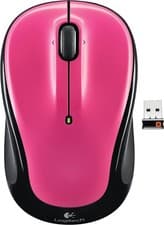 Image of Logitech M325 Wireless Precision Mouse, Brilliant Rose