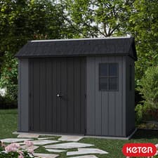 Image of Keter Newton plus 9Ft 5" X 7Ft 6" (2.9 X 2.3M) Storage Shed with Side Entry