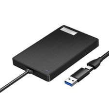 Image of External Hard Drive Portable Storage Backup HDD USB-C 3.0 Phone PC Laptop Lot