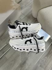 Image of On Running Cloudmonster Men’s White/Black UK9.5 Brand New