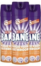 Image of Cillit Bang Magic Foam Bathroom Cleaner, Powerful Active Formula 600ml x 3 Pack