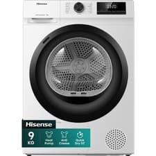 Image of Hisense DH1Q902BW2 1 Series Heat Pump Tumble Dryer 9 kg White A++ Rated