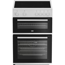 Image of Beko FDC6701W AeroPerfect™ 60cm Free Standing Electric Cooker with Ceramic Hob