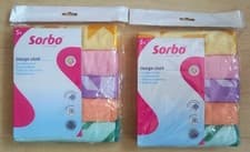 Image of Sorbo 5 Extra Large Microfibre Multipurpose Cleaning Cloths X 2 BRAND NEW 🆓 🚚