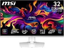 Image of MSI MPG 321URXW QD-OLED 31.5" QD-OLED White Monitor 3840x2160 0.03ms 2xHDMI