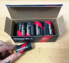 Image of C Size Batteries Duracell Procell Intense Alkaline Industrial 2 4 10 20 50 Pack