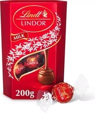 Image of Lindt Lindor Milk Chocolate Truffles – 200g Box (Approx. 16 Balls) – Smooth Fill