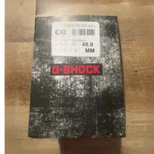 Image of CASIO G-SHOCK Quartz Black 48.9mm Sport Watch Shock-Resistant w/ Box, Papers