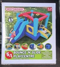 Image of 5 in 1 Bounce 'N' Slide Play Centre - Kids Bouncy Castle