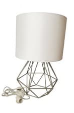 Image of Modern - Chrome Base White Lamps